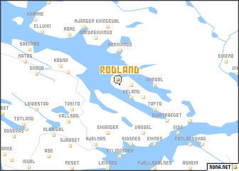 map of Rødland