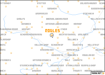 map of Rödles