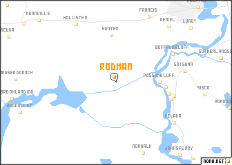 map of Rodman