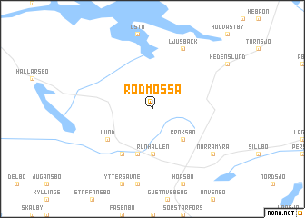 map of Rödmossa