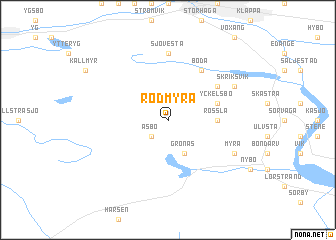 map of Rödmyra