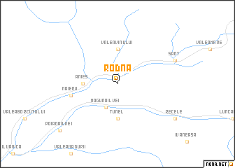 map of Rodna