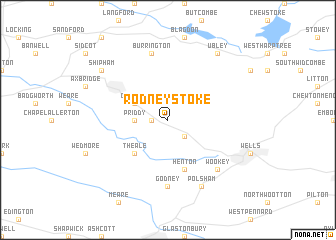 map of Rodney Stoke