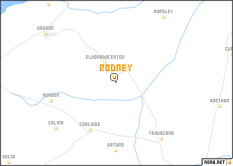 map of Rodney