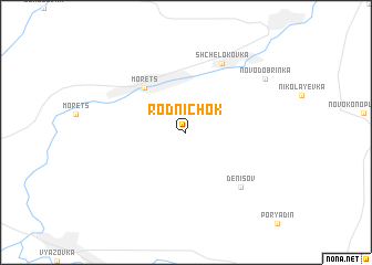 map of Rodnichok