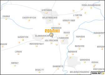 map of Rodniki