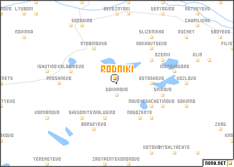 map of Rodniki