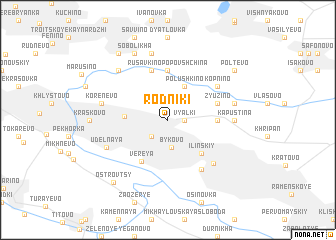 map of Rodniki