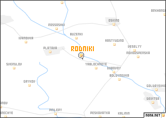 map of Rodniki