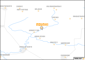 map of Rodniki