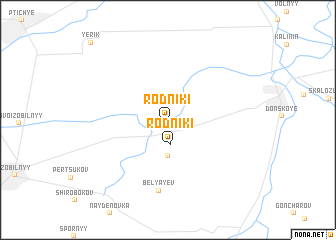 map of Rodniki