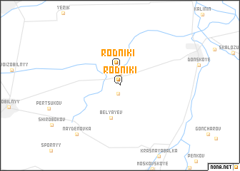 map of Rodniki