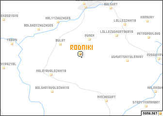 map of Rodniki