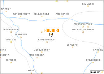 map of Rodniki