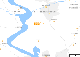 map of Rodniki