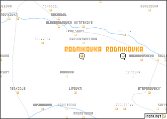 map of Rodnikovka