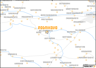 map of Rodnikovo