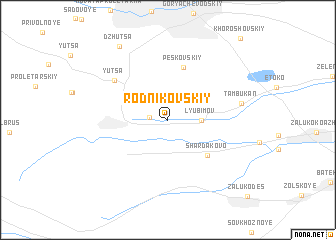 map of Rodnikovskiy