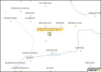 map of Rodnikovskiy