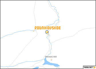 map of Rodnīkovskoe