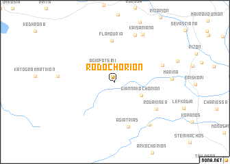 map of Rodochórion