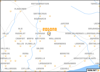 map of Rodoñá