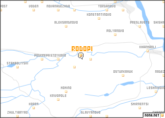 map of Rodopi