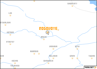 map of Rodovoye