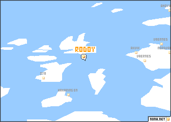 map of Rødøy