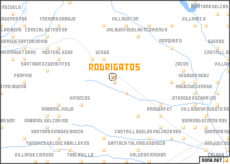 map of Rodrigatos