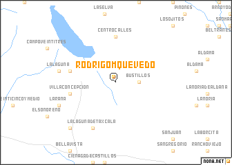 map of Rodrigo M. Quevedo
