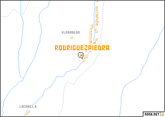 map of Rodríguez Piedra