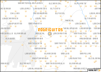 map of Rodriguitos