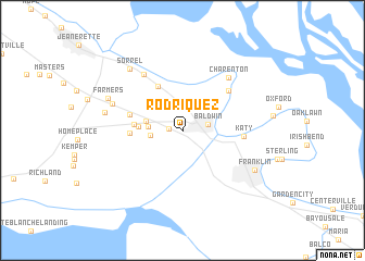 map of Rodriquez