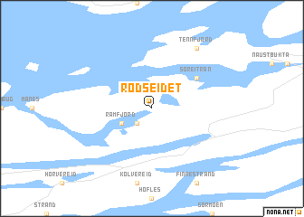 map of Rødseidet