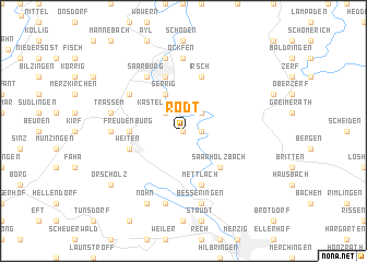 map of Rodt