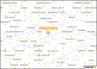 map of Rodukoru