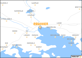 map of Rödviken