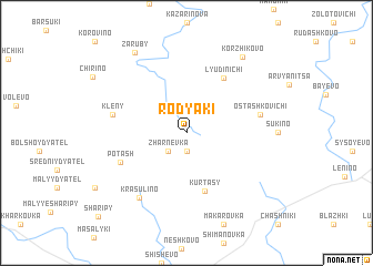 map of Rodyaki