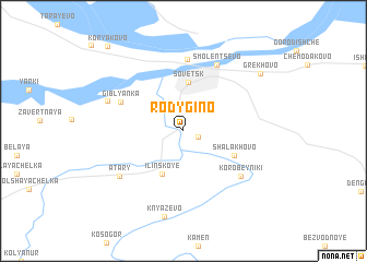 map of Rodygino