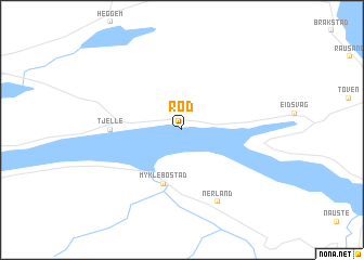 map of Rød