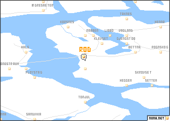 map of Rød