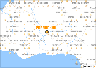 map of Roebuck Hill