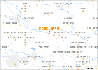 map of Roecliffe