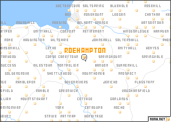 map of Roehampton