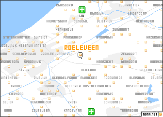 map of Roeleveen