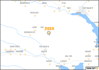 map of Roem