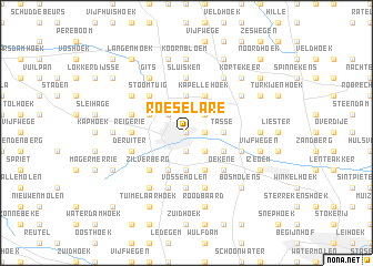 map of Roeselare