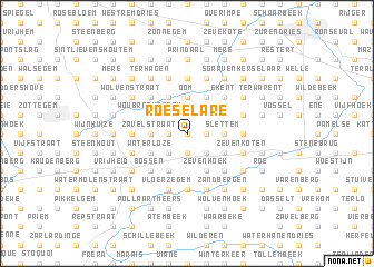 map of Roeselare