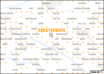 map of Roestenburg